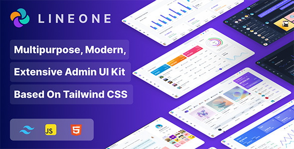 Lineone - Tailwind CSS 管理后台模板